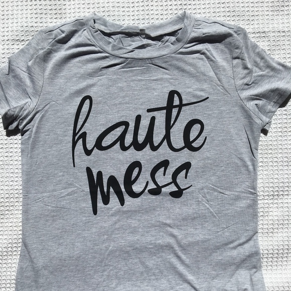 NEW T-Shirt Grey Cotton T-Shirt Med or Large - Picture 6 of 7